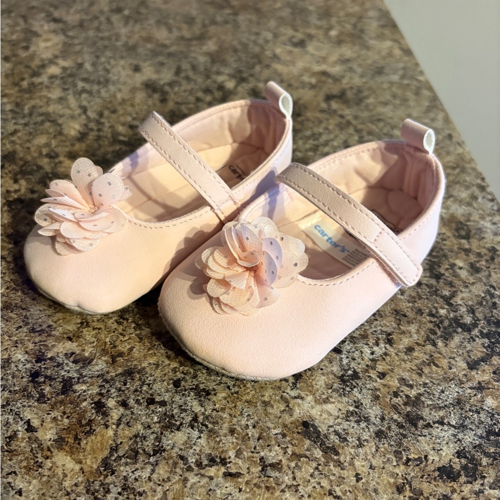 Carter's Baby & Infant Mary Jane Flower Flats 9-12 months